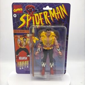 Hasbro Marvel Legends Spider-Man Retro Kraven the Hunter 6" Figure New Sealed